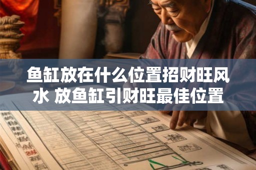 鱼缸放在什么位置招财旺风水 放鱼缸引财旺最佳位置在哪 鱼缸放在什么位置招财旺风水 放鱼缸引财旺最佳位置在哪