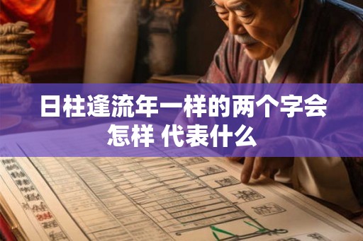 日柱逢流年一样的两个字会怎样 代表什么