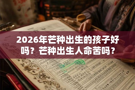 2026年芒种出生的孩子好吗？芒种出生人命苦吗？