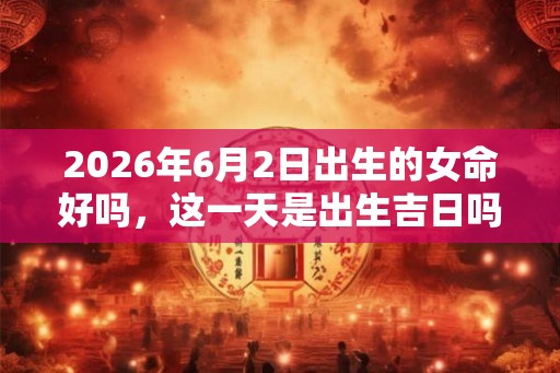 2026年6月2日出生的女命好吗,这一天是出生吉日吗? 2026年6月2日出生的女命好吗,这一天是出生吉日吗?