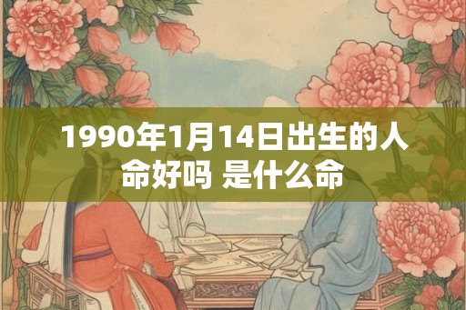 1990年1月14日出生的人命好吗 是什么命