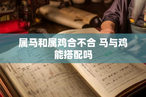 属马和属鸡合不合 马与鸡能搭配吗