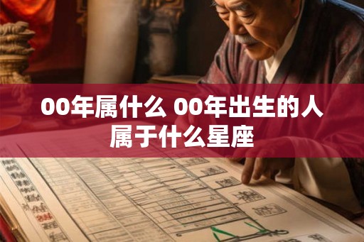 00年属什么 00年出生的人属于什么星座 00年属什么 00年出生的人属于什么星座