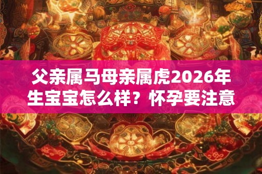 父亲属马母亲属虎2026年生宝宝怎么样？怀孕要注意什么？