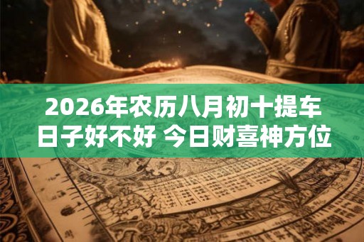 2026年农历八月初十提车日子好不好 今日财喜神方位