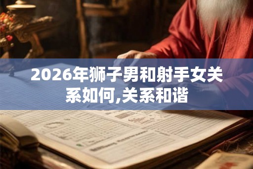 2026年狮子男和射手女关系如何,关系和谐