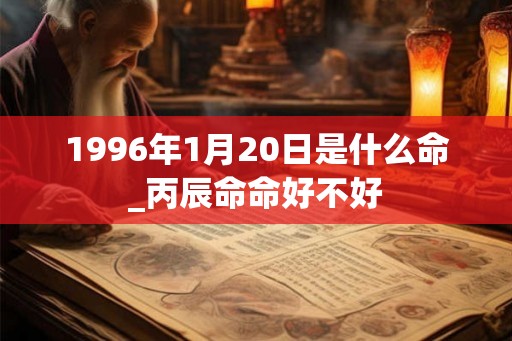 1996年1月20日是什么命_丙辰命命好不好