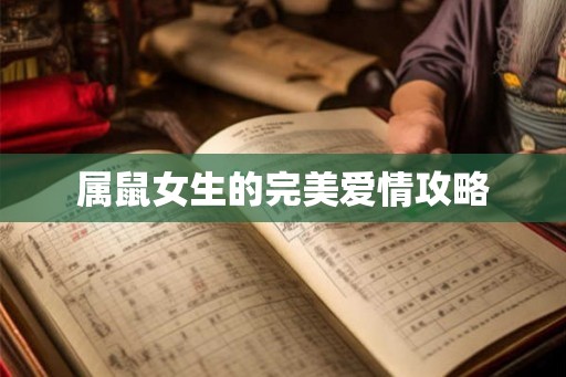 属鼠女生的完美爱情攻略