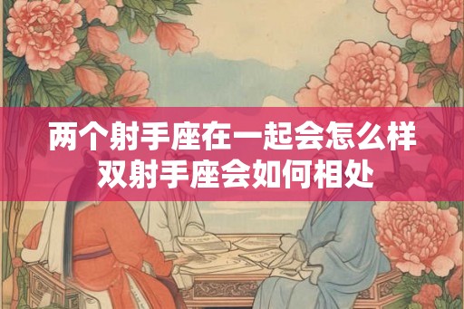 两个射手座在一起会怎么样 双射手座会如何相处