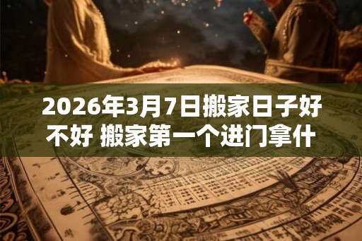 2026年3月7日搬家日子好不好 搬家第一个进门拿什么