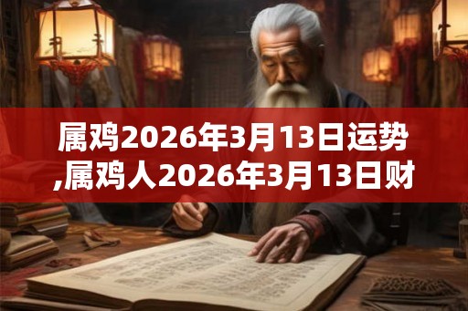 属鸡2026年3月13日运势,属鸡人2026年3月13日财运,生肖鸡2026年3月13日运势 属鸡2026年3月13日运势,属鸡人2026年3月13日财运,生肖鸡2026年3月13日运势
