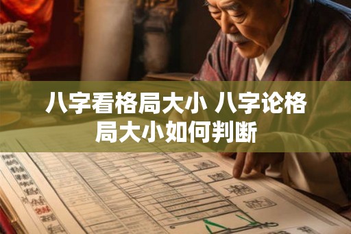 八字看格局大小 八字论格局大小如何判断 八字看格局大小 八字论格局大小如何判断
