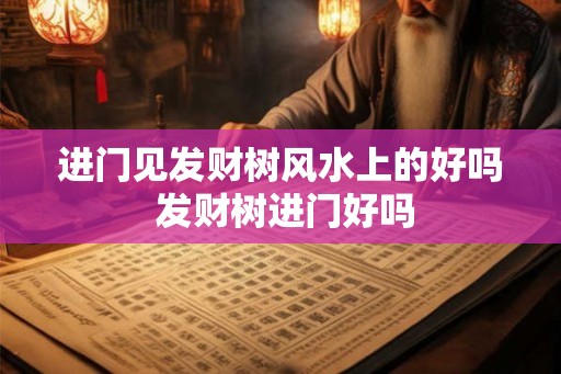 进门见发财树风水上的好吗 发财树进门好吗