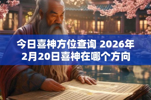 今日喜神方位查询 2026年2月20日喜神在哪个方向