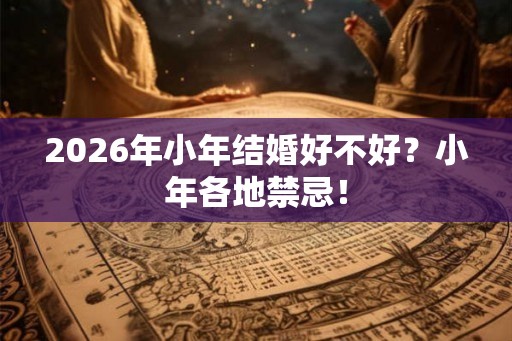 2026年小年结婚好不好?小年各地禁忌! 2026年小年结婚好不好?小年各地禁忌!
