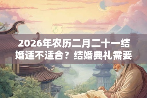 2026年农历二月二十一结婚适不适合？结婚典礼需要准备什么？