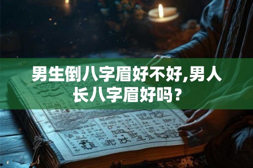 男生倒八字眉好不好,男人长八字眉好吗? 男生倒八字眉好不好,男人长八字眉好吗?