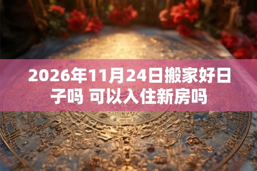 2026年11月24日搬家好日子吗 可以入住新房吗