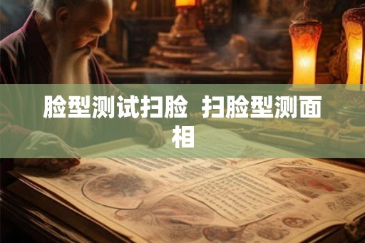 脸型测试扫脸 扫脸型测面相 脸型测试扫脸 扫脸型测面相
