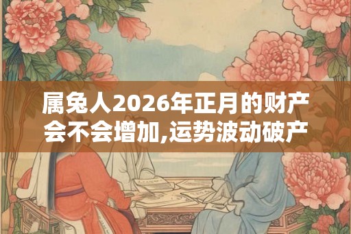 属兔人2026年正月的财产会不会增加,运势波动破产耗财