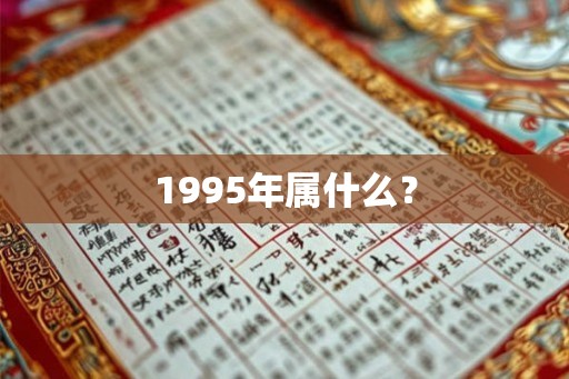1995年属什么? 1995年属什么?