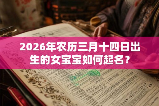 2026年农历三月十四日出生的女宝宝如何起名？