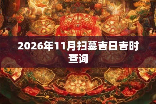 2026年11月扫墓吉日吉时查询 2026年11月扫墓吉日吉时查询