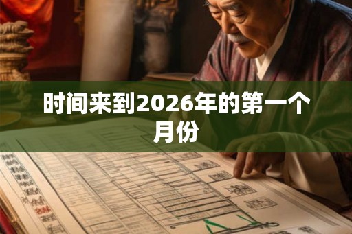 时间来到2026年的第一个月份 时间来到2026年的第一个月份