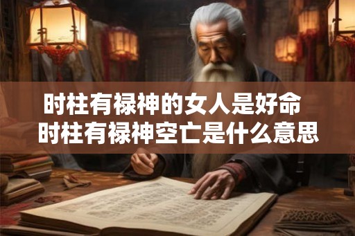 时柱有禄神的女人是好命 时柱有禄神空亡是什么意思 时柱有禄神的女人是好命 时柱有禄神空亡是什么意思
