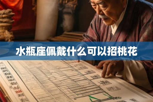 水瓶座佩戴什么可以招桃花