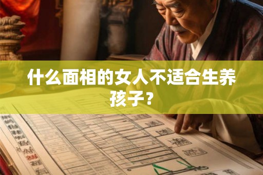 什么面相的女人不适合生养孩子？