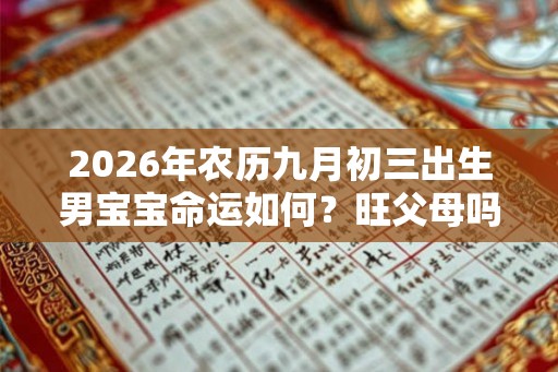 2026年农历九月初三出生男宝宝命运如何？旺父母吗？