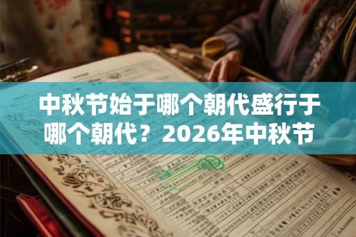 中秋节始于哪个朝代盛行于哪个朝代？2026年中秋节日子好不好？