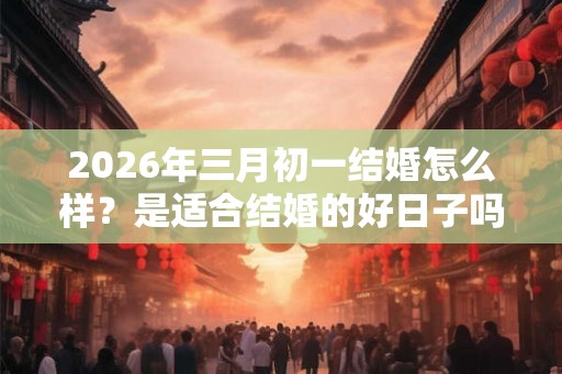 2026年三月初一结婚怎么样?是适合结婚的好日子吗? 2026年三月初一结婚怎么样?是适合结婚的好日子吗?