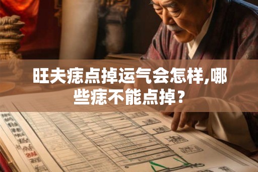 旺夫痣点掉运气会怎样,哪些痣不能点掉？