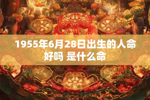 1955年6月28日出生的人命好吗 是什么命