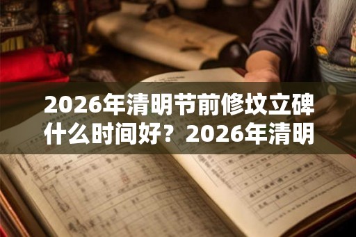 2026年清明节前修坟立碑什么时间好？2026年清明节立碑吉日