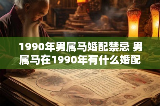 1990年男属马婚配禁忌 男属马在1990年有什么婚配禁忌 1990年男属马婚配禁忌 男属马在1990年有什么婚配禁忌