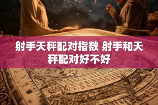 射手天秤配对指数 射手和天秤配对好不好