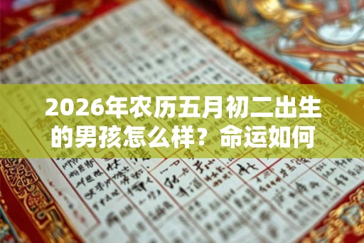 2026年农历五月初二出生的男孩怎么样？命运如何