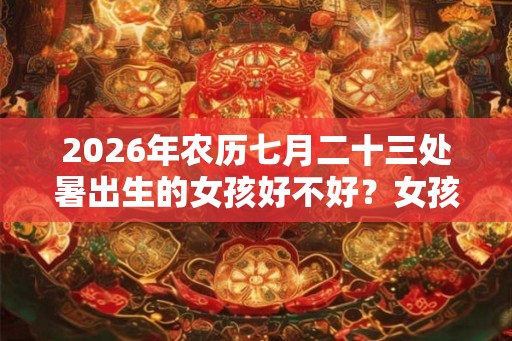 2026年农历七月二十三处暑出生的女孩好不好？女孩命运分析