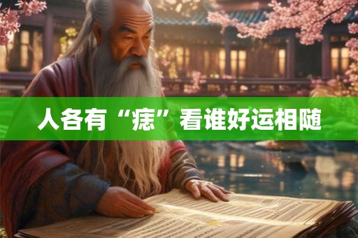 人各有“痣”看谁好运相随