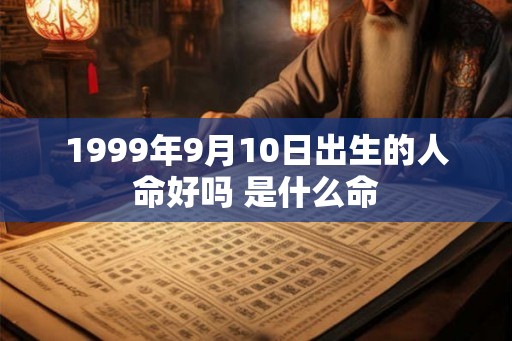 1999年9月10日出生的人命好吗 是什么命