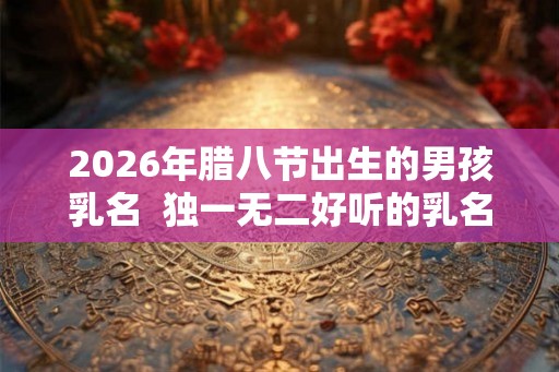 2026年腊八节出生的男孩乳名  独一无二好听的乳名