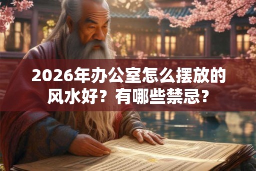 2026年办公室怎么摆放的风水好？有哪些禁忌？