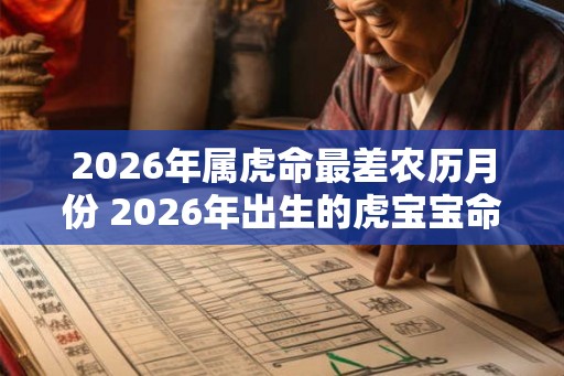 2026年属虎命最差农历月份 2026年出生的虎宝宝命好吗