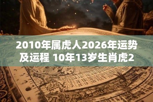 2010年属虎人2026年运势及运程 10年13岁生肖虎2026年每月运势