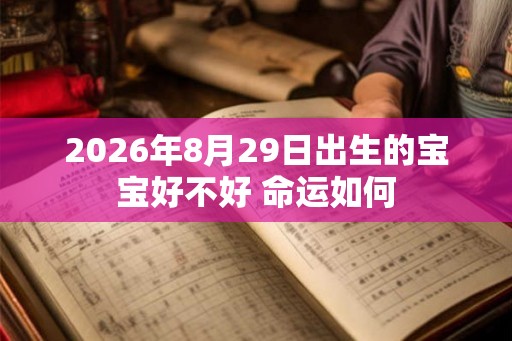 2026年8月29日出生的宝宝好不好 命运如何