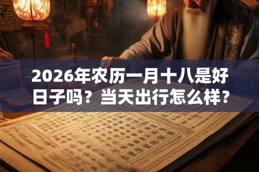2026年农历一月十八是好日子吗？当天出行怎么样？
