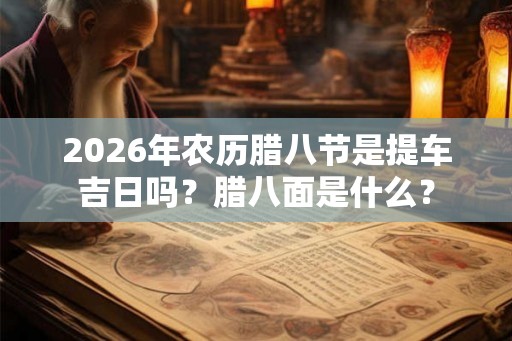 2026年农历腊八节是提车吉日吗?腊八面是什么? 2026年农历腊八节是提车吉日吗?腊八面是什么?